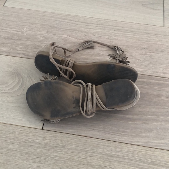 Like new! Suede sandals, size 38 - Picture 3 of 4